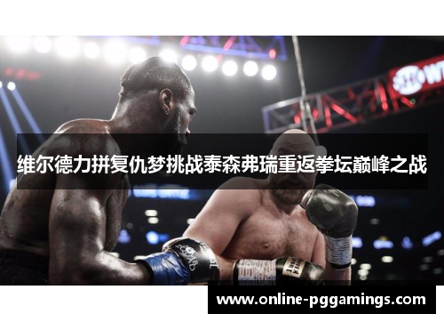 维尔德力拼复仇梦挑战泰森弗瑞重返拳坛巅峰之战