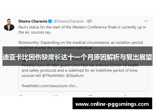 迪亚卡比因伤缺席长达十一个月原因解析与复出展望